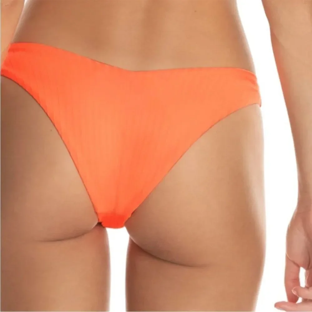 Maaji Swim Orange Reversable Bikini Bottom- xs